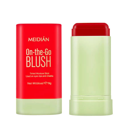 Blush Stick em Pó - Maquiagem Natural, Reparo Facial e Iluminador