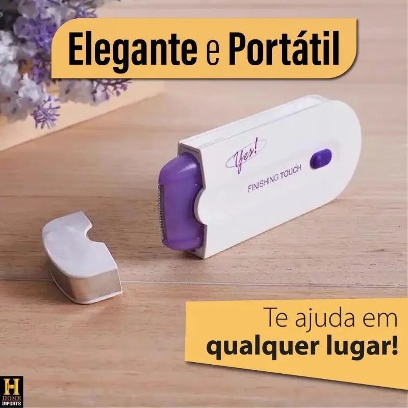 Depilador Elétrico Feminino - Corpo e Rosto, Recarregável e Sem Fio