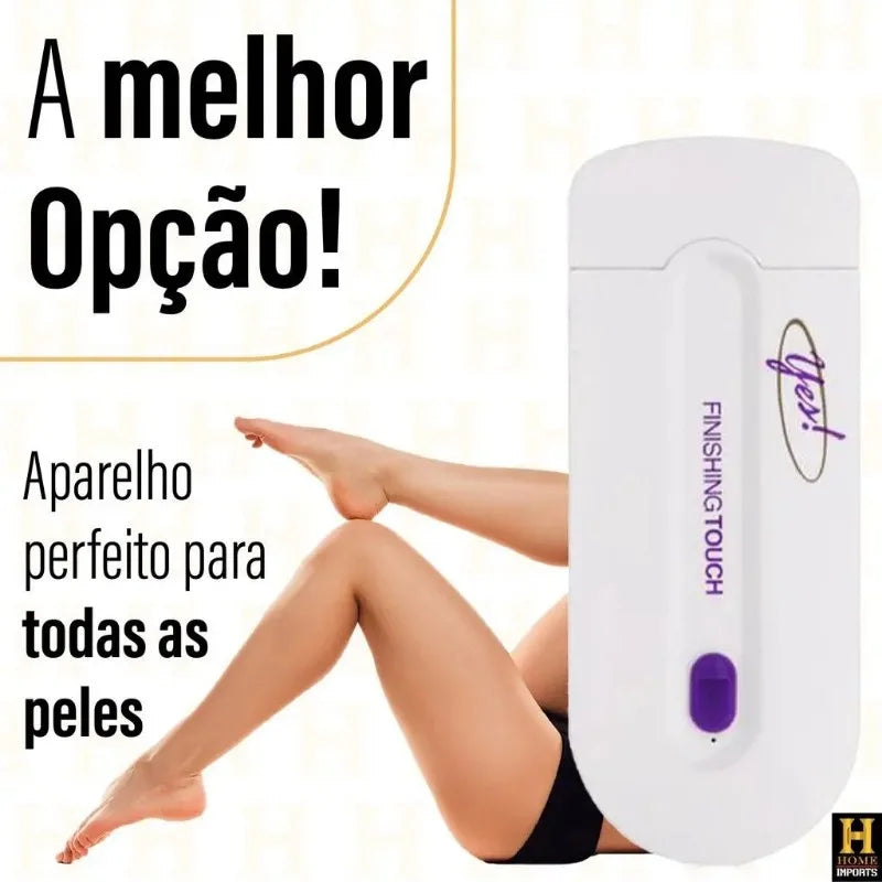 Depilador Elétrico Feminino - Corpo e Rosto, Recarregável e Sem Fio